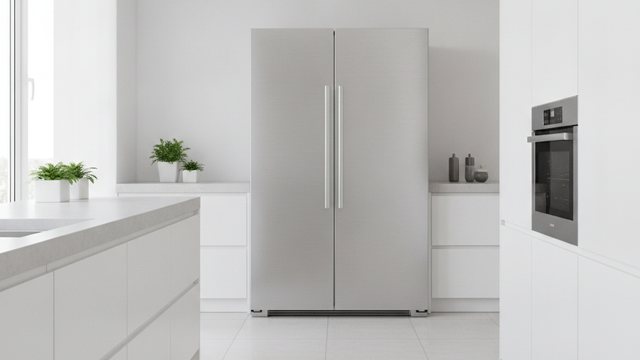 American style fridge freezer in a modern kitchen